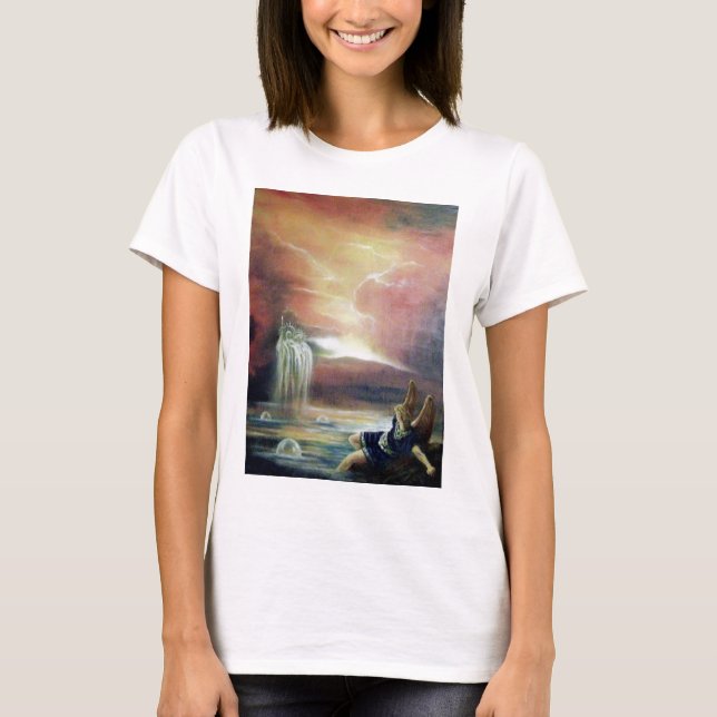 TVÅ SAINT JOHN OCH FALLEN ANGEL TEE SHIRT (Framsida)