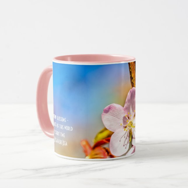 Två Sakura Cherry Flowers Mugg (Framsida vänster)