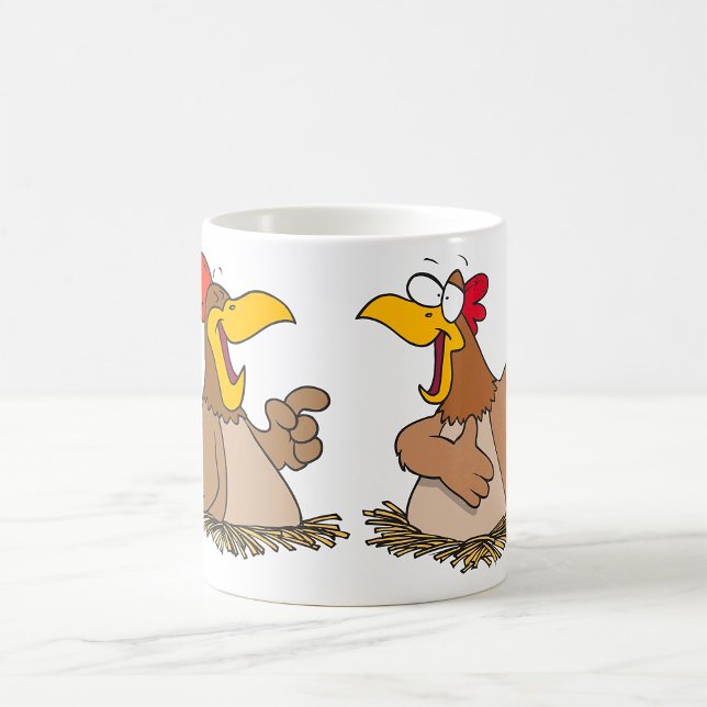 Två samtal med Chickens kaffe Mugg (Skapare uppladdad)
