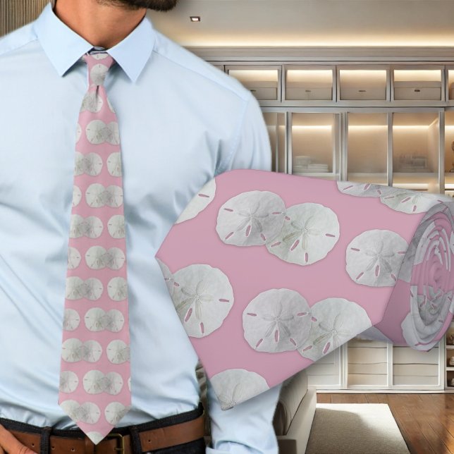 Två Sand Dollars Hallonbröllop Groom Slips (Skapare uppladdad)