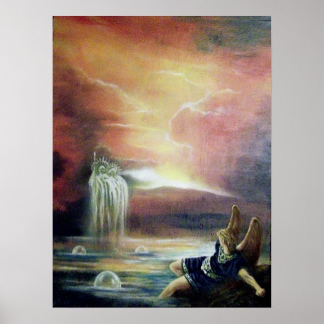 TVÅ SANKT JOHANNES OCH FALLNA ÄNGEL POSTER (Framsidan)