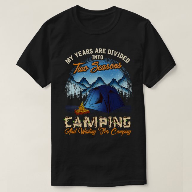Två säsongskampanjer och väntan på kampanjarbete t shirt (Design framsida)