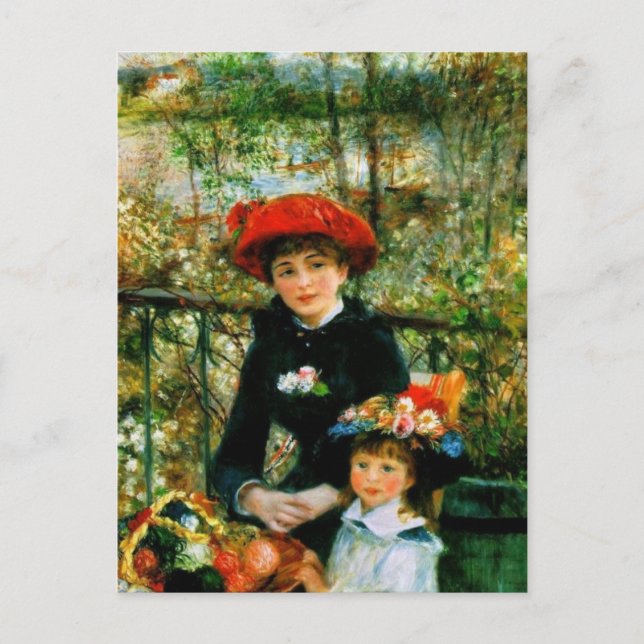 Två sastrar på Renoir Postcard Vykort (Framsida)