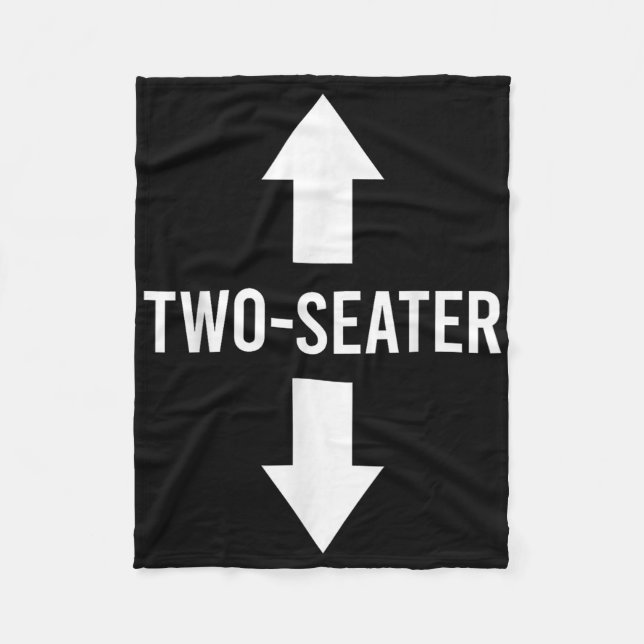 Två säten fleecefilt (Framsidan)