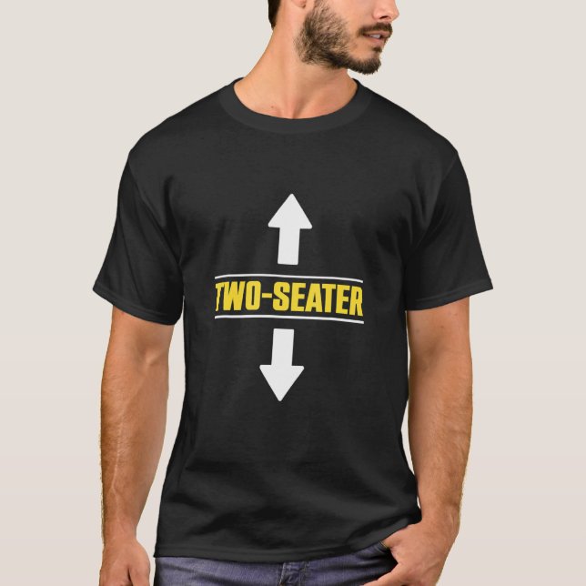 Två säten t shirt (Framsida)