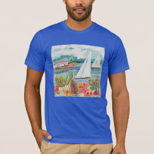 Två segelbåtar t shirt