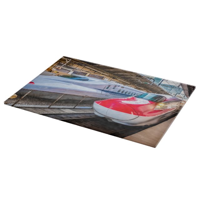 Två Shinkansen vid Tokyo Station (Hörn)