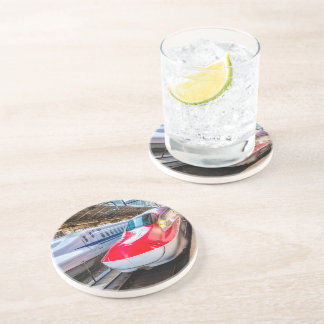 Två Shinkansen vid Tokyo Station Underlägg