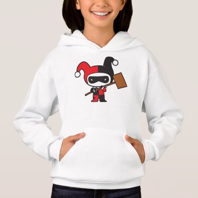 Två-sidiga Chibi Harley Quinn Tee (Framsida)