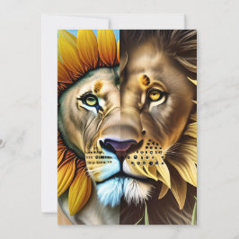 Två sidor av kärlek-triptych tack kort