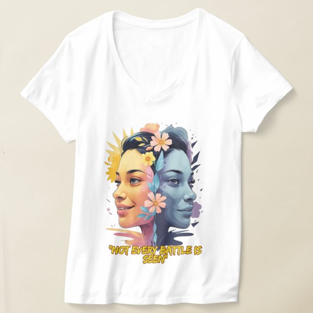 Två sidor av sinnet - inte varje slag ses t shirt (Laydown)