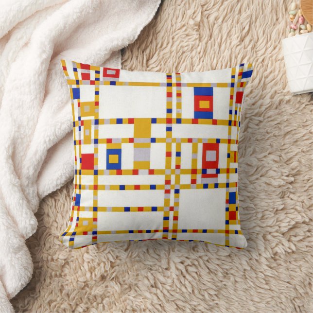 Två sidor De Stijl | Piet Mondrian | Kudde (Filt)