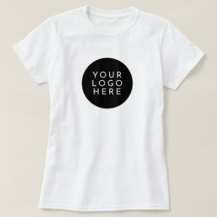 TVÅ SIDOR DIN LOGOTYP Personal vid Anpassnings T Shirt