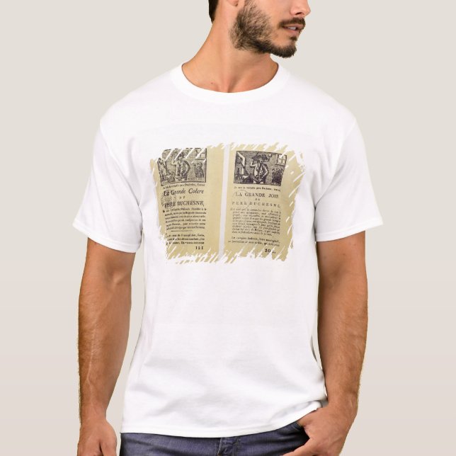 Två sidor från 'La Stor Colere de Pere Tee Shirt (Framsida)