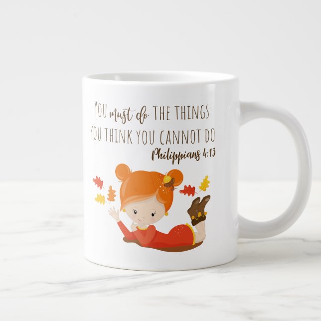 Två sidor - Stora kaffet mugg mugg Jumbo Mugg (Höger)