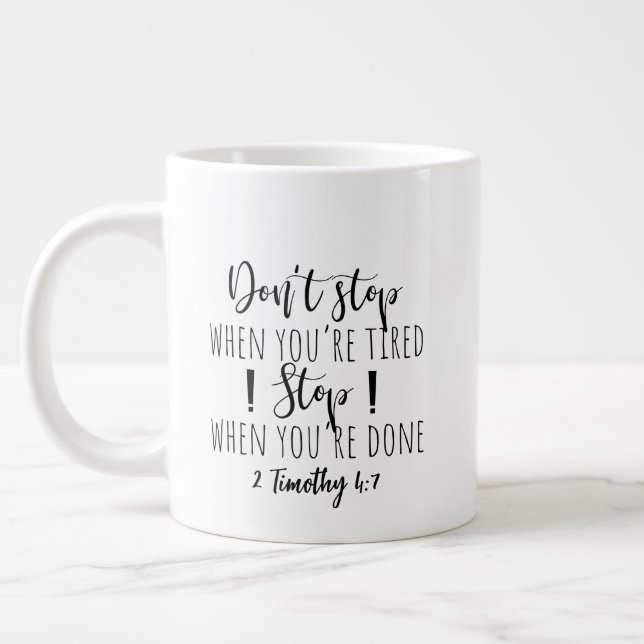 Två sidor - Stora kaffet mugg mugg Jumbo Mugg (Vänster)