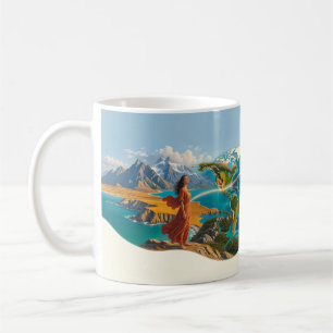 Två själar En värld Långdistansmugg Kaffemugg