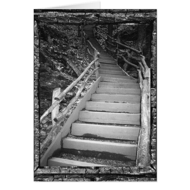 Två själar passerar hälsningskort (Framsidan)