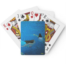 Två Sjöjungfruar simmande