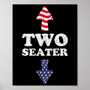 Två sjömän USA:s 4:e juli Vita Sopor Party Attire Poster
