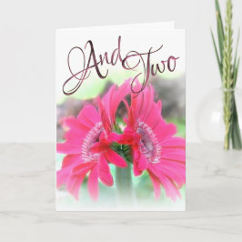 Två ska bli en Dubbla Gratulerar Kort