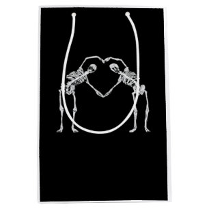 Två Skeleton Hearts Händer Classic