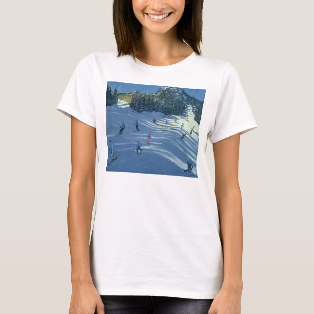 Två Skida-Sluttar 2004 T Shirt (Framsida)