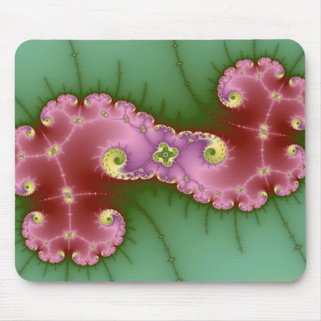Två skor - Fractal Mousepad Musmatta (Framsidan)