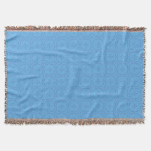 Två skuggor av Blue Welsh Tapestry Mönster Blanket Mysfilt