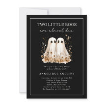 Två små Boos Cute Spöken Wildblomsterbabyskor