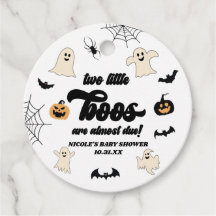 Två små Boos-Twillingar Halloween Baby Shower