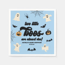 Två små Boos-Twillingar Halloween Baby Shower