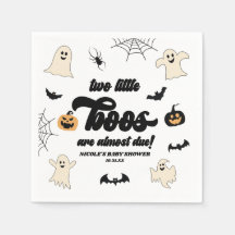 Två små Boos-Twillingar Halloween Baby Shower