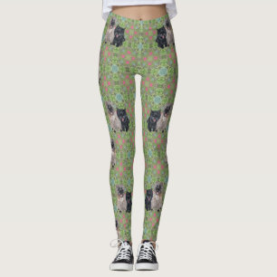 Två små Cairn Terrier Leggings