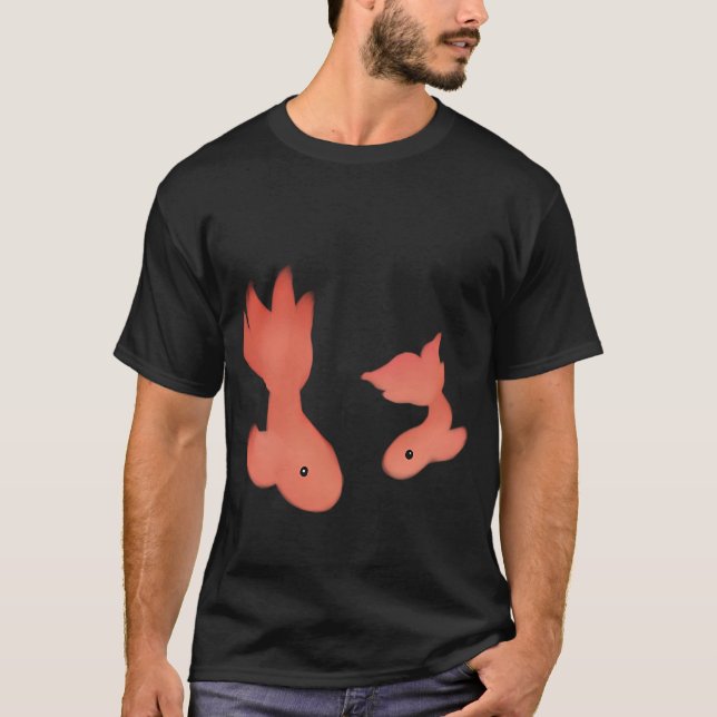 Två små fiskar t shirt (Framsida)