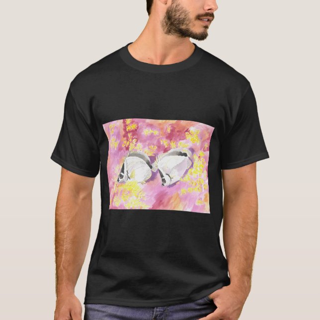 Två små fiskar t shirt (Framsida)
