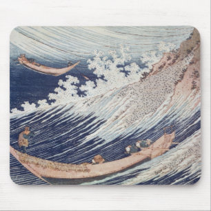 Två små fiskebåtar på havet musmatta