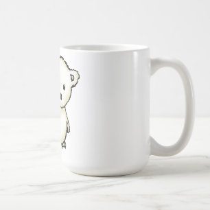 Två små isbjörnar kaffemugg