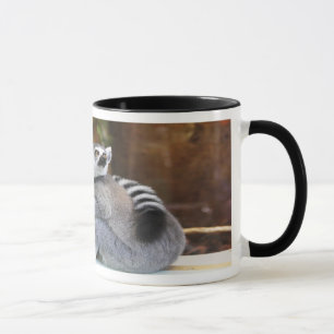 Två små lemurus mugg