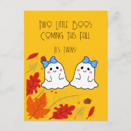 Två små meddelanden om två Boos Twin-Gravider Vykort