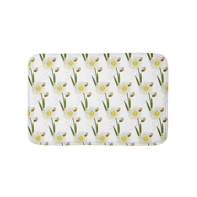 Två små och söta bin badrumsmatta (Framsidan)