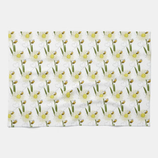 Två små och söta bin kökshandduk