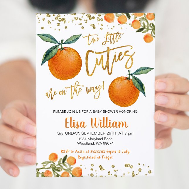 Två små steg är på väg till inbjudan (Skapare uppladdad)