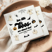 Två små tutande tvillingar Halloween Baby Shower