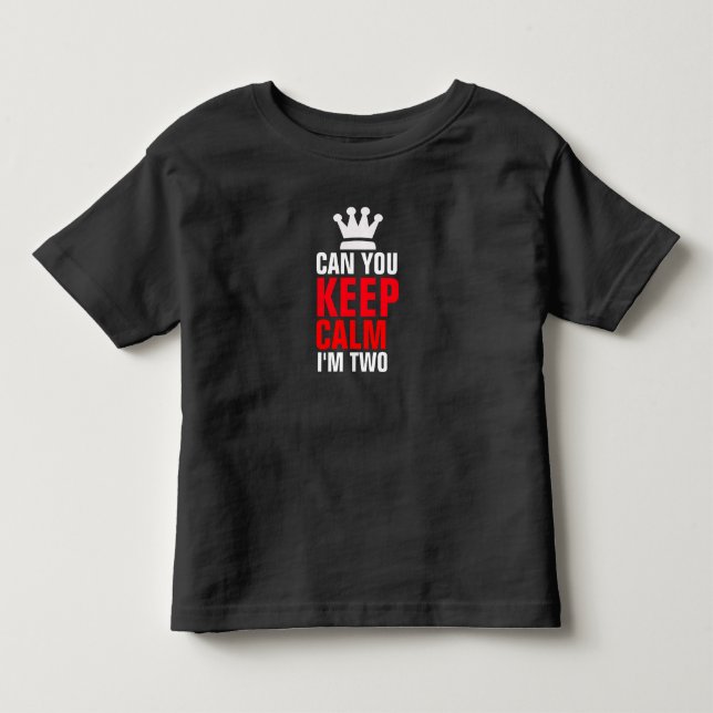 Två _ Småbarn Bra Jersey T-Shirt (Framsida)