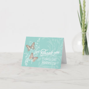 Två smörgåsar bröllop-blommor Flicktack Tack Kort