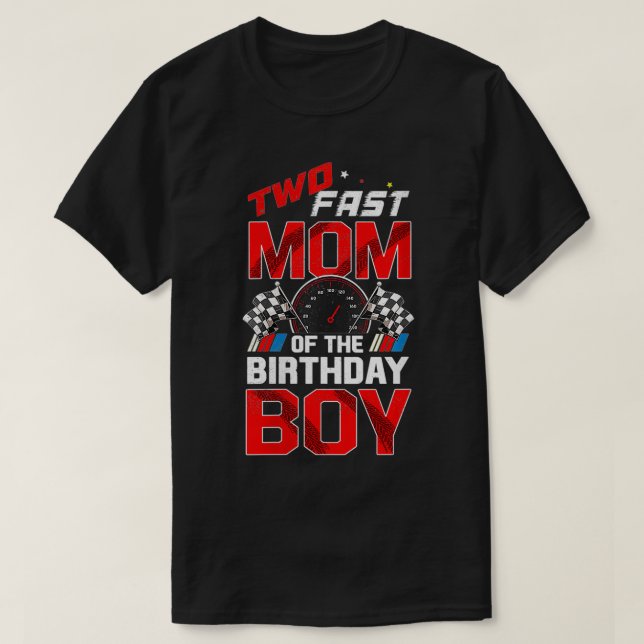 Två snabba födelsedag Dekorationer Mamma i Bosnien T Shirt (Design framsida)