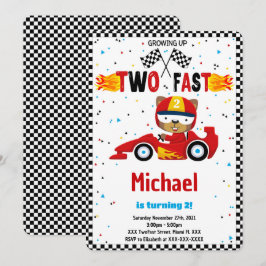 Två snabba födelsedagsinbjudningar inbjudningar