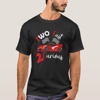 Två snabba Nyfikna år - Tävla två Fast Birthda T Shirt