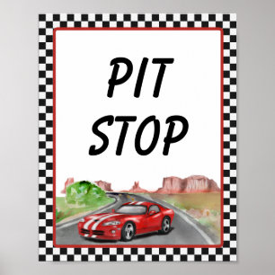 Två snabba, två Nyfikna stopp Poster